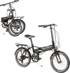 Складной электрический велосипед Devron 20124, черный цена и информация | Электровелосипеды | pigu.lt