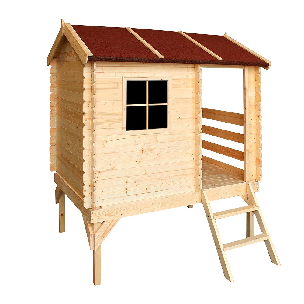 Vaikiškas medinis žaidimų namelis Timbela M501B kaina ir informacija | Vaikų žaidimų nameliai | pigu.lt