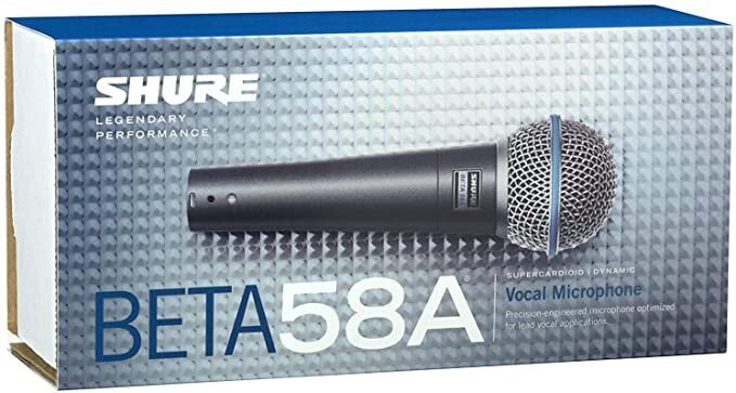 Shure Beta 58A mikrofonas kaina ir informacija | Mikrofonai | pigu.lt