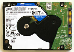 HDD vidinis kietasis diskas Western Digital WD Blue 2.5" 2TB (WD20SPZX)  kaina | pigu.lt