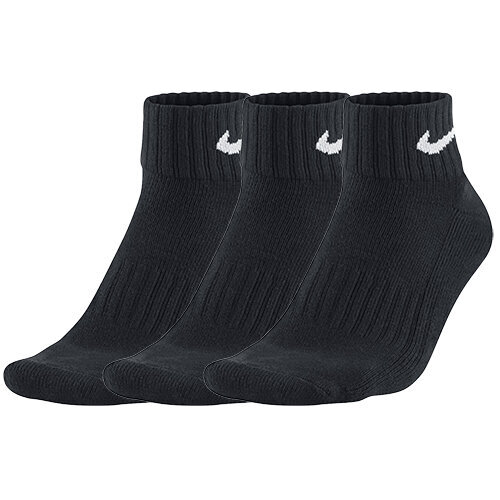 Nike vyriškos kojinės Value Cotton Quarter, juodos kaina ir informacija | Vyriškos kojinės | pigu.lt