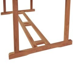 vidaXL Sodo stalas, tikmedžio medienos masyvas, 180x90x75cm kaina ir informacija | Lauko stalai, staliukai | pigu.lt