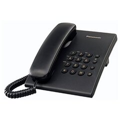 Panasonic KX-TS500EXB, juodas kaina ir informacija | Stacionarūs telefonai | pigu.lt