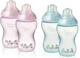 Buteliukai Tommee Tippee 42262175, 2x340 ml kaina ir informacija | Buteliukai kūdikiams ir jų priedai | pigu.lt