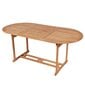 Lauko valgomojo stalas, 180x90x75cm, tikmedis kaina ir informacija | Lauko stalai, staliukai | pigu.lt