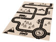 Zala Living vaikiškas kilimas Road Map Charly, 120x170 cm цена и информация | Kilimai | pigu.lt
