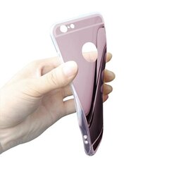 Apsauginė nugarėlė Mocco Mirror Silicone skirta Samsung G920 Galaxy S6, rožinė kaina ir informacija | Telefono dėklai | pigu.lt