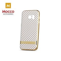 Apsauginė nugarėlė Mocco Blocks Plating Silicone skirta Apple iPhone 7 / 8, skaidri-auksinė kaina ir informacija | Telefono dėklai | pigu.lt