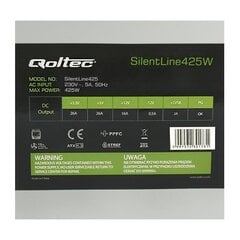 Qoltec 02 ATX 425W BULK II kaina ir informacija | Maitinimo šaltiniai (PSU) | pigu.lt