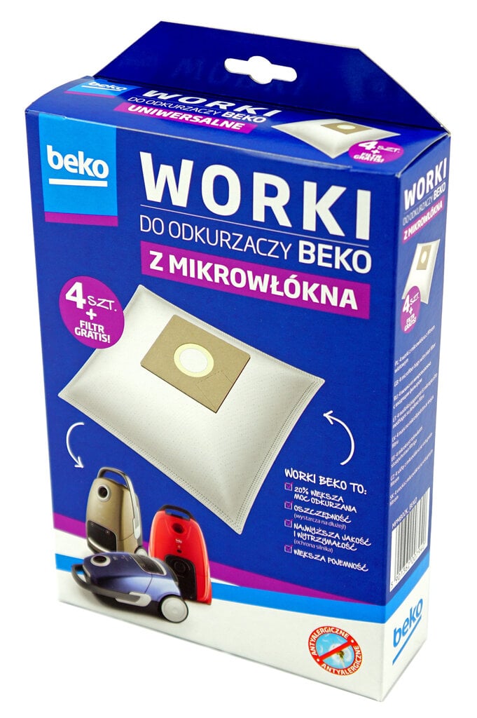 Beko WM01 kaina ir informacija | Dulkių siurblių priedai | pigu.lt