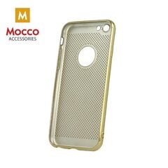 Apsauginė nugarėlė Mocco Luxury Silicone skirta Samsung G920 Galaxy S6, auksinė kaina ir informacija | Telefono dėklai | pigu.lt