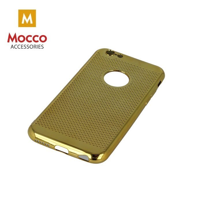 Apsauginė nugarėlė Mocco Luxury Silicone skirta Samsung A320 Galaxy A3 (2017), auksinė kaina ir informacija | Telefono dėklai | pigu.lt