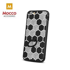 Mocco Ring Силиконовый чехол для Samsung G920 Galaxy S6 Черный - Серебряный цена и информация | Чехлы для телефонов | pigu.lt