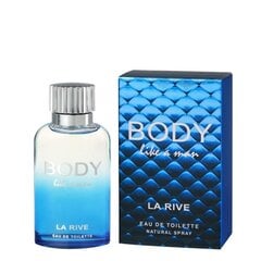 Tualetinis vanduo La Rive Body Like a Man EDT vyrams 90 ml kaina ir informacija | Kvepalai vyrams | pigu.lt