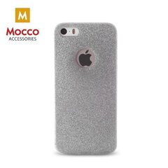 Telefono dėklas Mocco Glitter Ultra Back Case 0.3 mm, skirtas Samsung A310 Galaxy A3 (2016) telefonui, sidabrinis цена и информация | Чехлы для телефонов | pigu.lt