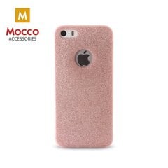 Telefono dėklas Mocco Glitter Ultra Back Case 0.3 mm, skirtas Samsung A310 Galaxy A3 (2016) telefonui, rožinis kaina ir informacija | Telefono dėklai | pigu.lt