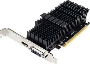 Gigabyte GeForce GT 710 2GB GDDR5 (64 bit), DVI-I, HDMI, BOX (GV-N710D5SL-2GL 1.0) цена и информация | Видеокарты (GPU) | pigu.lt