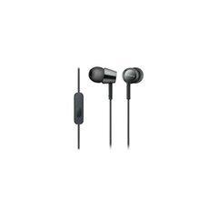 Sony MDR-EX155AP, Black kaina ir informacija | Ausinės | pigu.lt