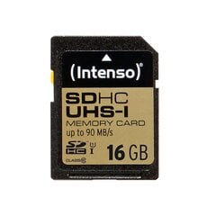 Intenso SDHC 16GB Pro цена и информация | Карты памяти для фотоаппаратов, камер | pigu.lt