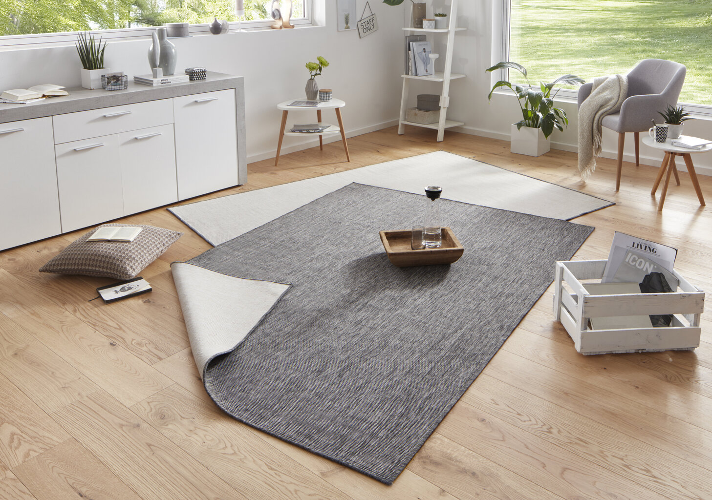 Northrugs kilimas Twin Miami Grey, 120x170 cm kaina ir informacija | Kilimai | pigu.lt