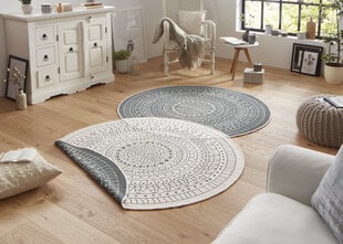 Northrugs kilimas Twin Porto Grey Cream, 140x140 cm kaina ir informacija | Kilimai | pigu.lt