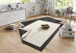 Northrugs kilimas Twin Panama Black Cream, 200x290 cm kaina ir informacija | Kilimai | pigu.lt