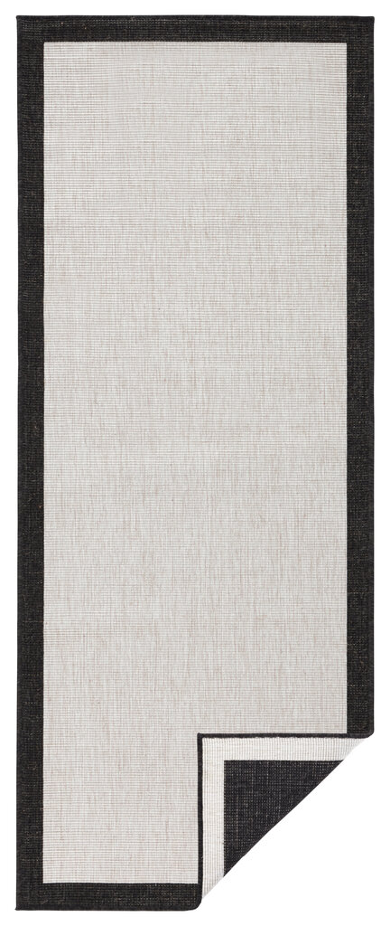 Northrugs kilimas Twin Panama Black Cream, 200x290 cm kaina ir informacija | Kilimai | pigu.lt