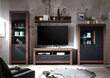 TV staliukas Balin 2S, rudas/juodas kaina ir informacija | TV staliukai | pigu.lt