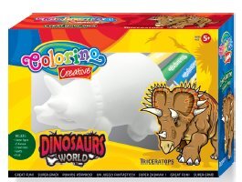 Kūrybinis rinkinys „Dinozauras Triceratopsas“, Colorino Creative kaina ir informacija | Lavinamieji žaislai | pigu.lt
