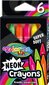 Vaškinės trikampės kreidelės Colorino Kids, 6 neoninių spalvų kaina ir informacija | Piešimo, tapybos, lipdymo reikmenys | pigu.lt