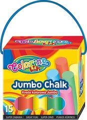 Цветные мелки JUMBO Colorino Kids, 15 шт. цена и информация | Colorino Товары для детей и младенцев | pigu.lt