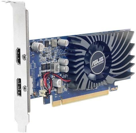 Asus GeForce GT 1030 LP 2GB GDDR5 (64 bit), HDMI, DisplayPort, BOX (GT1030-2G-BRK) kaina ir informacija | Vaizdo plokštės (GPU) | pigu.lt