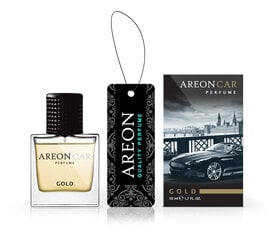 Освежитель воздуха Areon Car Perfume 50мл - Gold цена и информация | Освежители воздуха для салона | pigu.lt