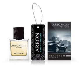 Освежитель воздуха Areon Car Perfume 50мл - Platinum цена и информация | Освежители воздуха для салона | pigu.lt