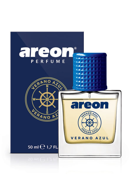 Oro gaiviklis Areon Car Perfume 50ml - Verano Azul kaina ir informacija | Salono oro gaivikliai | pigu.lt
