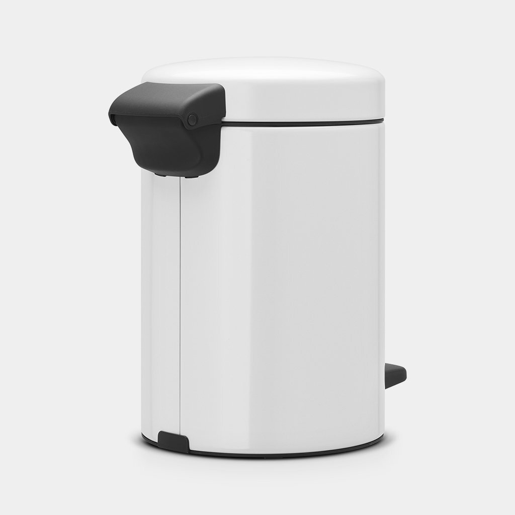 Brabantia šiukšliadėžė NewIcon, 3 l, balta kaina ir informacija | Šiukšliadėžės | pigu.lt