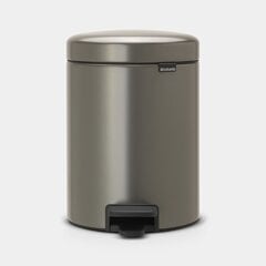 Brabantia мусорное ведро NewIcon, 5 л, серый цена и информация | Мусорные баки | pigu.lt