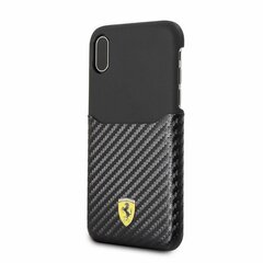 Ferrari FESPAHCPXBK iPhone X Black kaina ir informacija | Telefono dėklai | pigu.lt