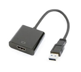 Gembird A-USB3-HDMI-02 цена и информация | Адаптеры, USB-разветвители | pigu.lt