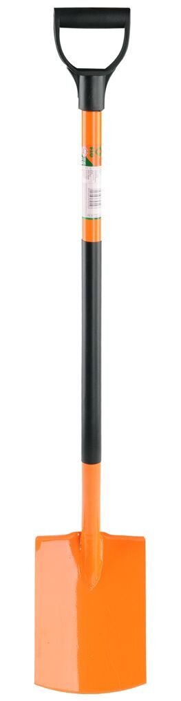 Kastuvas metalinis (DY formos rankena) 118cm oranžinis Flo (35809) kaina ir informacija | Sodo įrankiai | pigu.lt