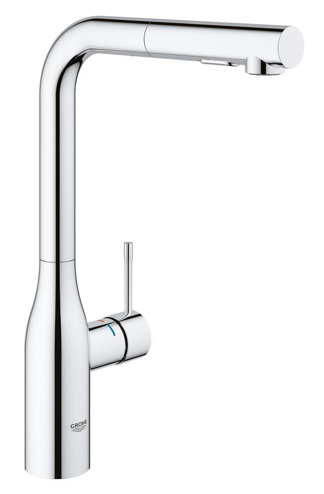 GROHE Essence virtuvinis maišytuvas su ištraukiamu dušeliu, chromas 30270000 цена и информация | Virtuvės maišytuvai | pigu.lt