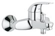 Grohe Euroeco praustuvo, vandens maišytuvo ir dušo komplektas, chromas 32743000, 27853000, 32734000 kaina ir informacija | Dušo komplektai ir panelės | pigu.lt