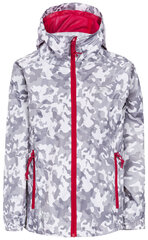 Trespass lietaus striukė mergaitėms Qikpac Jacket Print, White camo kaina ir informacija | Striukės, paltai mergaitėms | pigu.lt