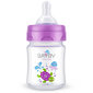 Antikolinis buteliukas su silikoniniu žinduku Bayby, 0 mėn., 120 ml, violetinė kaina ir informacija | Buteliukai kūdikiams ir jų priedai | pigu.lt