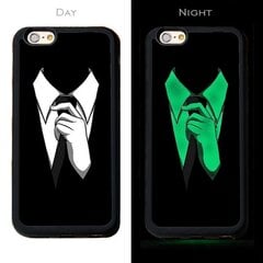 Telefono dėklas Mocco Fashion Case Glow in The Dark Tie, skirtas Samsung J530 Galaxy J5 (2017) telefonui, juodas цена и информация | Чехлы для телефонов | pigu.lt
