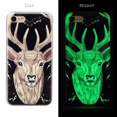 Telefono dėklas Mocco Fashion Case Glow in The Dark Deer, skirtas Samsung J730 Galaxy J7 (2017) telefonui kaina ir informacija | Telefono dėklai | pigu.lt