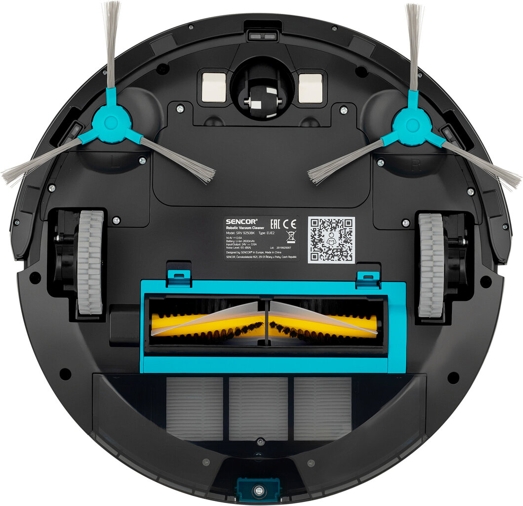 Sencor SRV 9250BK-EUE3 Lidar kaina ir informacija | Dulkių siurbliai-robotai | pigu.lt
