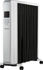 Масляный радиатор SENCOR SOH 8112WH, 2.5 kW, 12 секций, LCD, Remote цена и информация | Обогреватели | pigu.lt