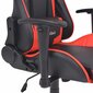 Atlošiama biuro/žaidimų kėdė, dirbtinė oda, raudona kaina ir informacija | Biuro kėdės | pigu.lt