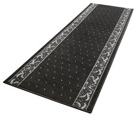 Ковровая дорожка Hanse Home Basic Floret Black, 80x200 см цена и информация | Ковры | pigu.lt